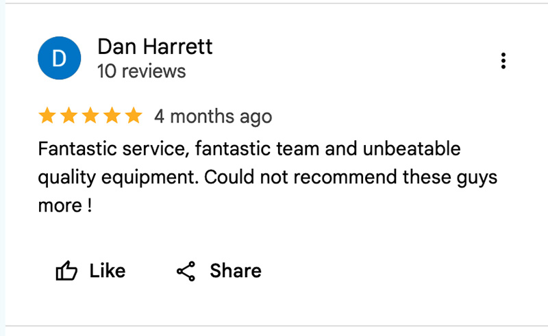 Google review for OYO Energy, Bedford NS solar and battery installer
