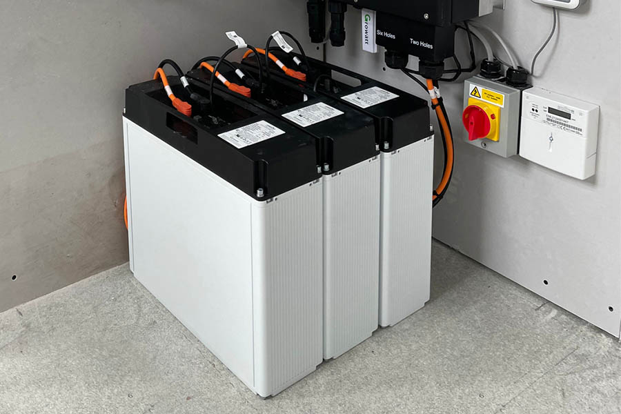 Lithium battery storage units installed for backup power in Nova Scotia