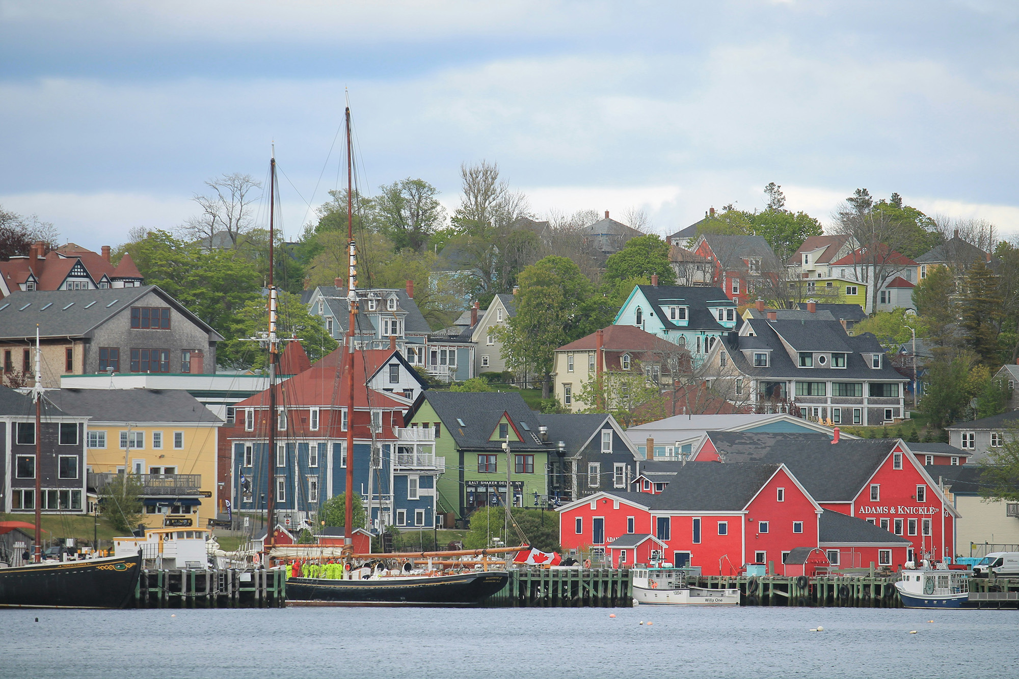 Nova Scotia home with solar panels