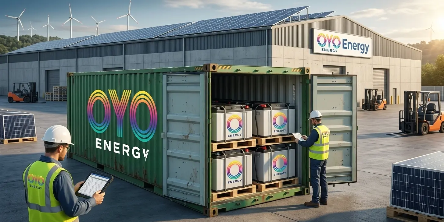 OYO Energy battery storage system installed at a Nova Scotia property