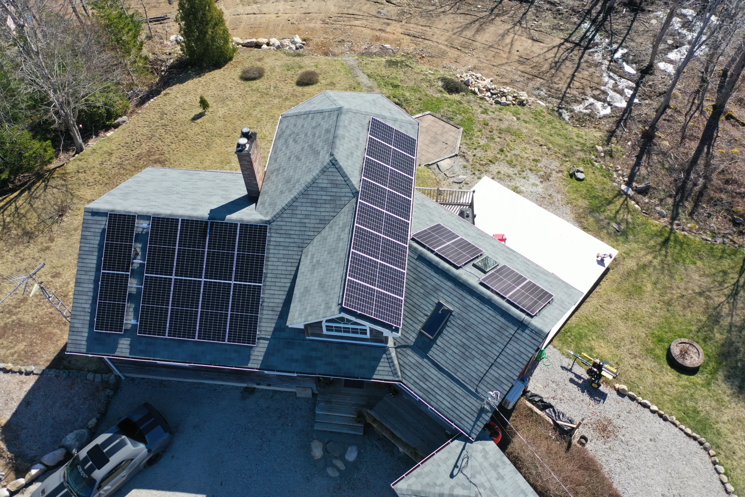 Residential solar and battery installation in Cape Breton, Nova Scotia